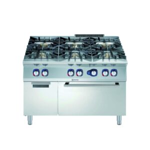 6 BURNER GAS RANGE OVEN CUPBOARD 1200 MM.Marssa Enterprise