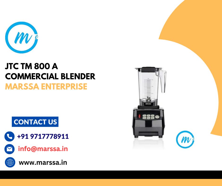 JTC TM 800 A Commercial Blender Marssa Enterprise Goa Panjim Varca
