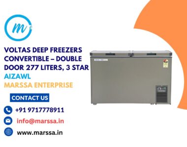 Voltas Deep Freezers Convertible – Double Door 277 Liters, 3 Star Aizawl Marssa Enterprise