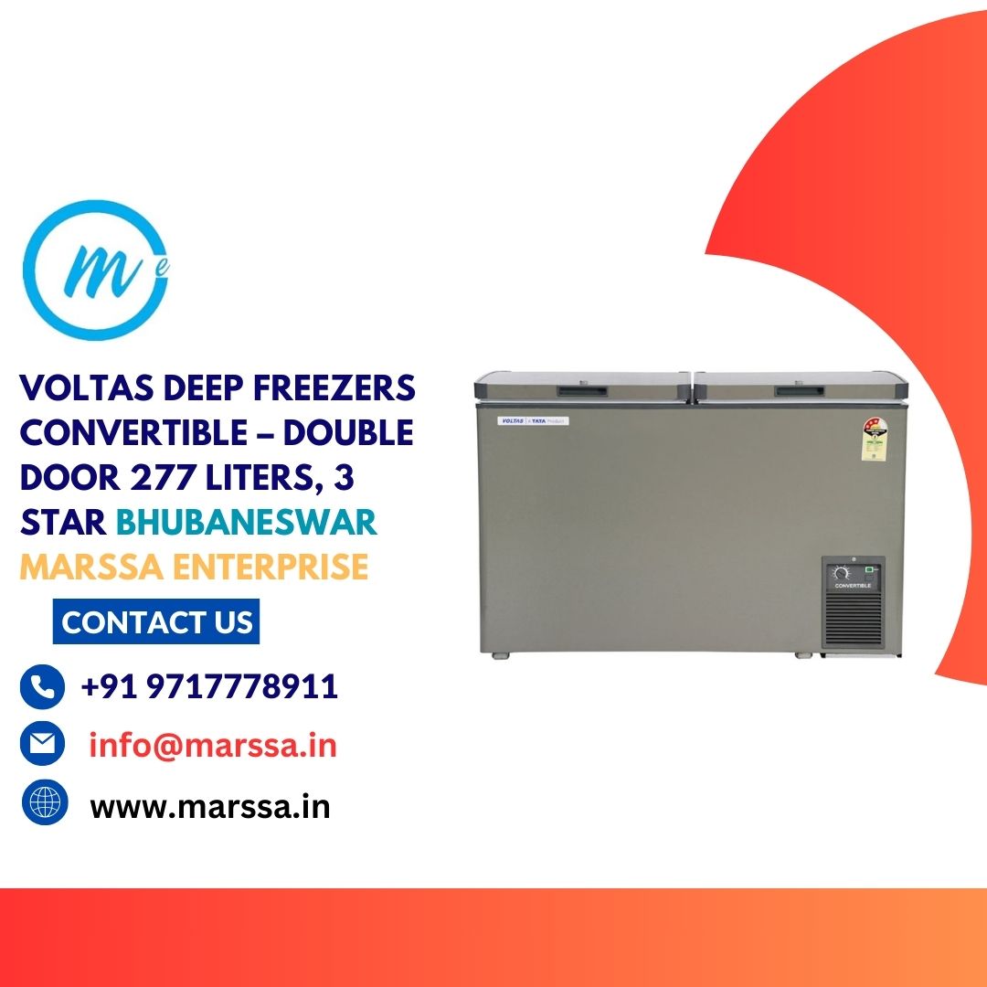 Voltas Deep Freezers Convertible – Double Door 277 Liters, 3 Star Bhubaneswar Marssa Enterprise