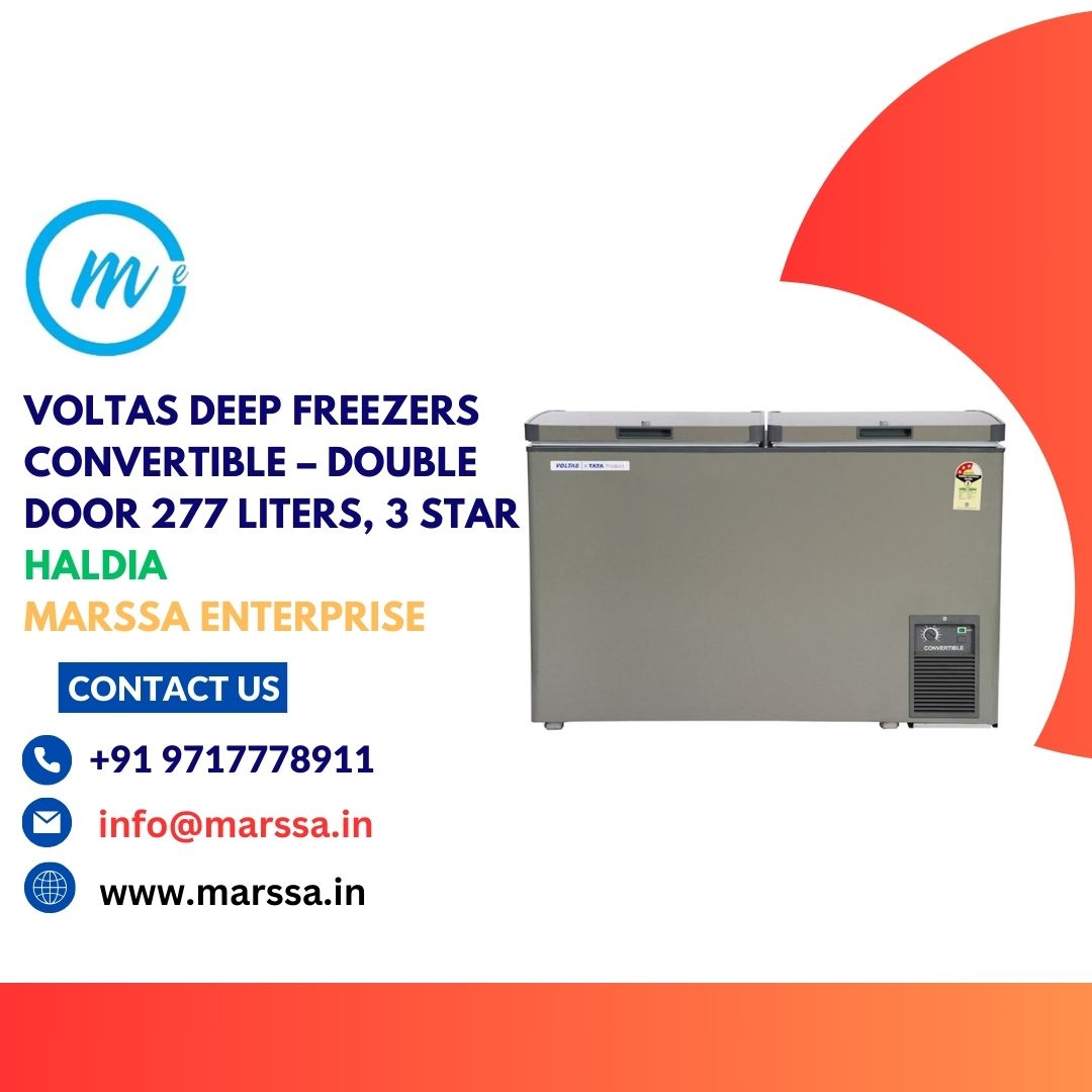 Voltas Deep Freezers Convertible – Double Door 277 Liters, 3 Star Haldia Marssa Enterprise