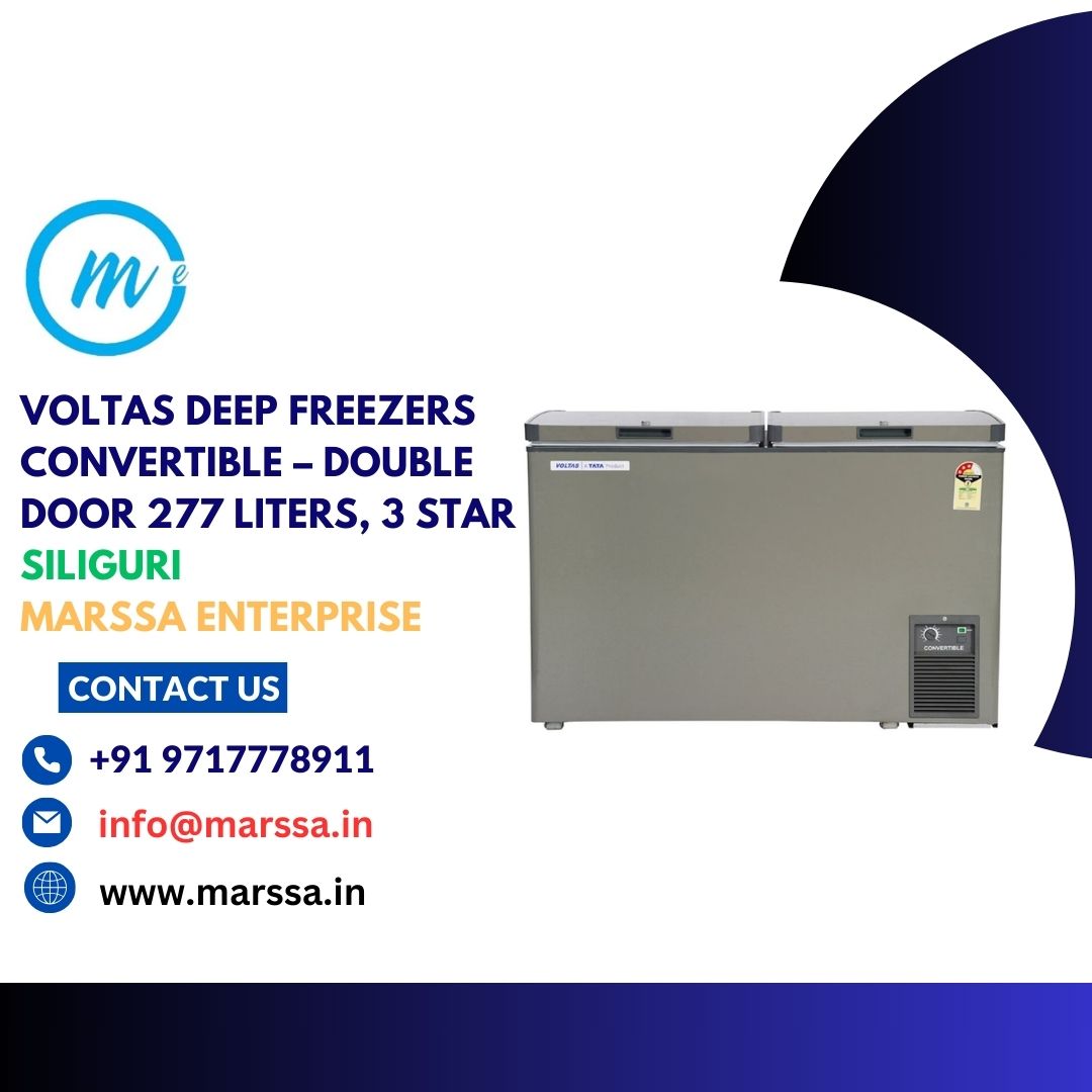 Voltas Deep Freezers Convertible – Double Door 277 Liters, 3 Star Siliguri Marssa Enterprise