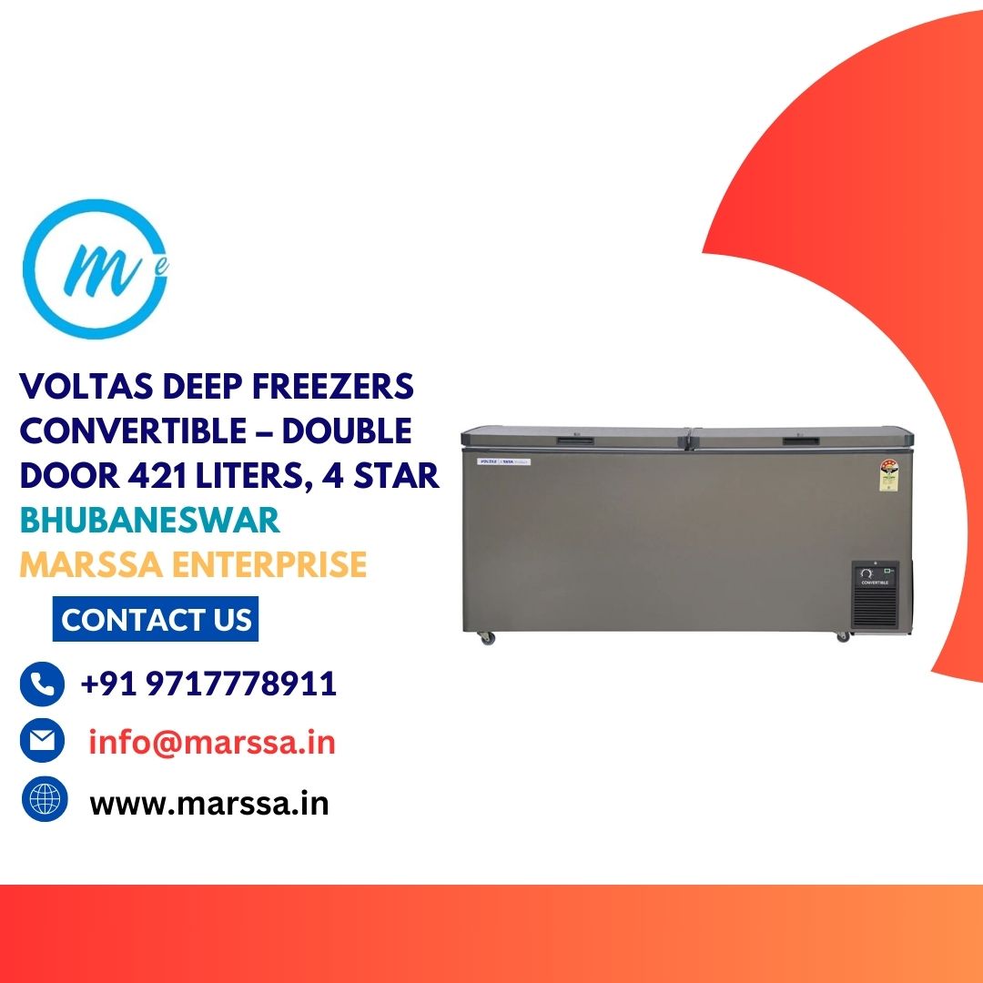Voltas Deep Freezers Convertible – Double Door 421 Liters, 4 Star Bhubaneswar Marssa Enterprise