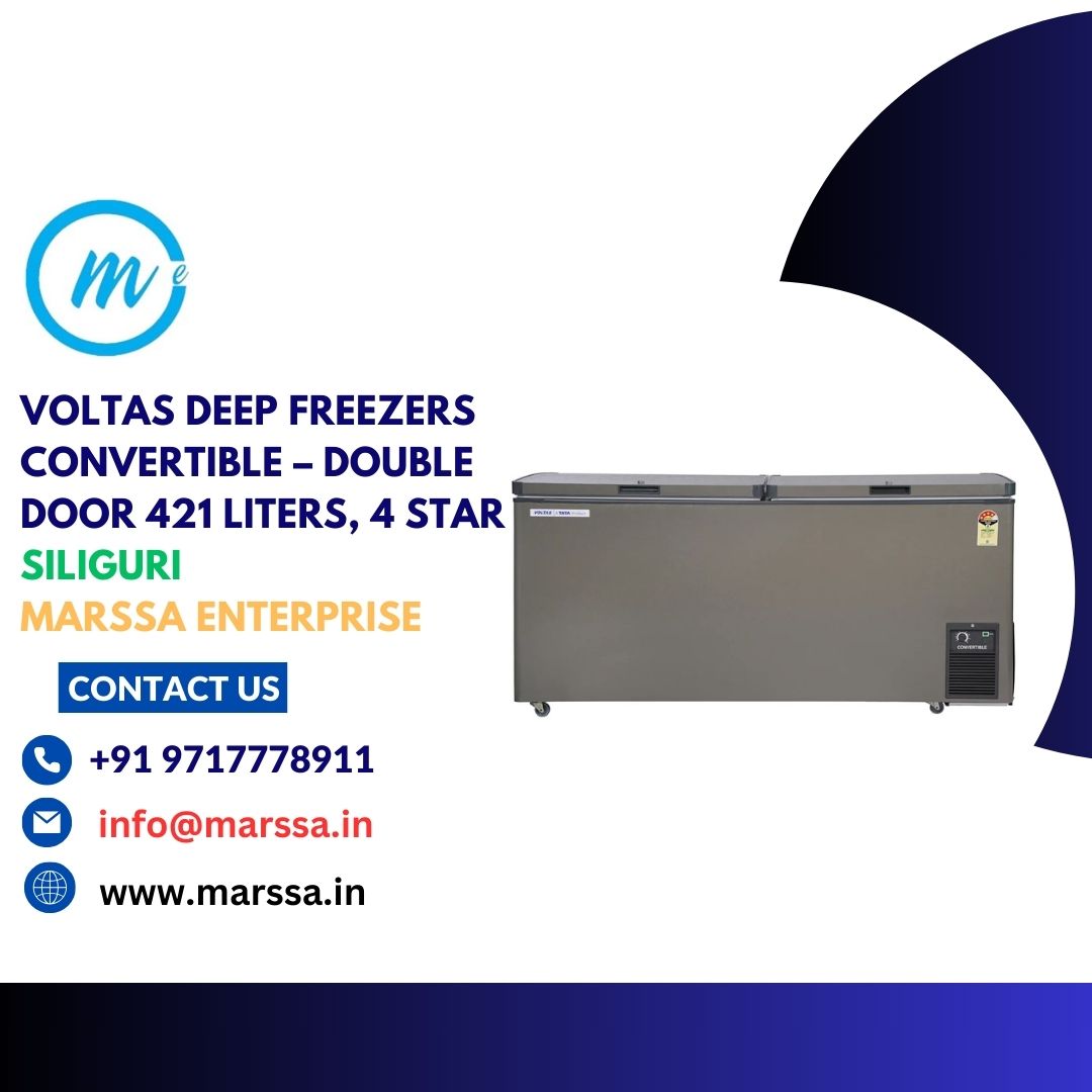 Voltas Deep Freezers Convertible – Double Door 421 Liters, 4 Star Siliguri Marssa Enterprise