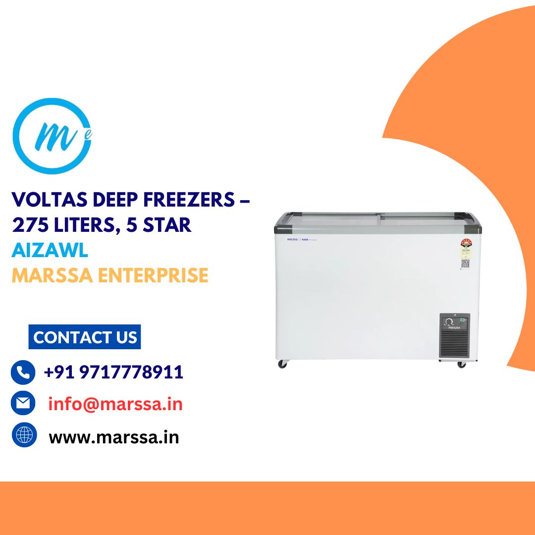 Voltas Deep Freezers – 275 Liters, 5 Star Aizawl Marssa Enterprise