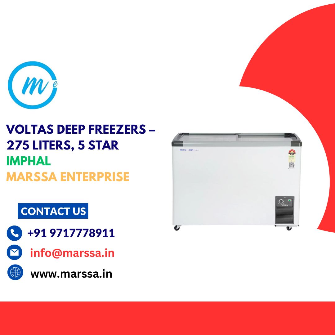 Voltas Deep Freezers – 275 Liters, 5 Star Imphal Marssa Enterprise