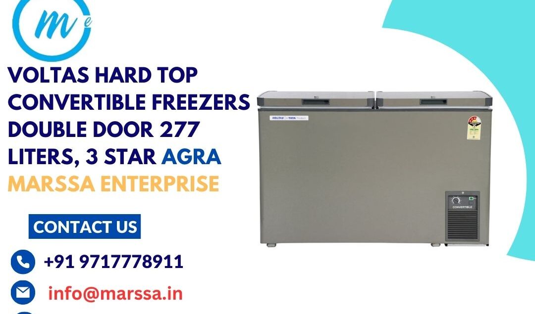 Voltas Hard Top Convertible Freezers Double Door 277 Liters, 3 Star Agra Marssa Enterprise