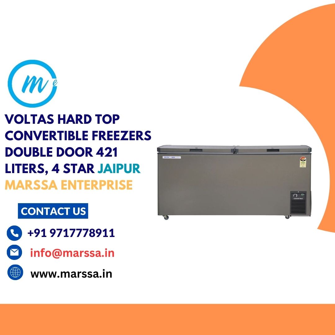 Voltas Hard Top Convertible Freezers Double Door 421 Liters, 4 Star Jaipur Marssa Enterprise