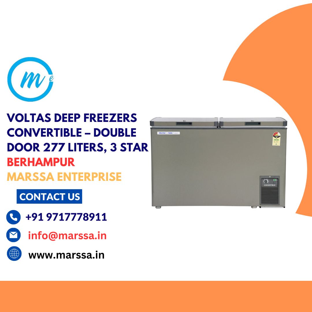 Voltas Deep Freezers Convertible – Double Door 277 Liters, 3 Star Berhampur Marssa Enterprise