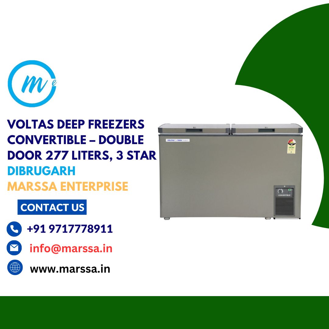 Voltas Deep Freezers Convertible – Double Door 277 Liters, 3 Star Dibrugarh Marssa Enterprise