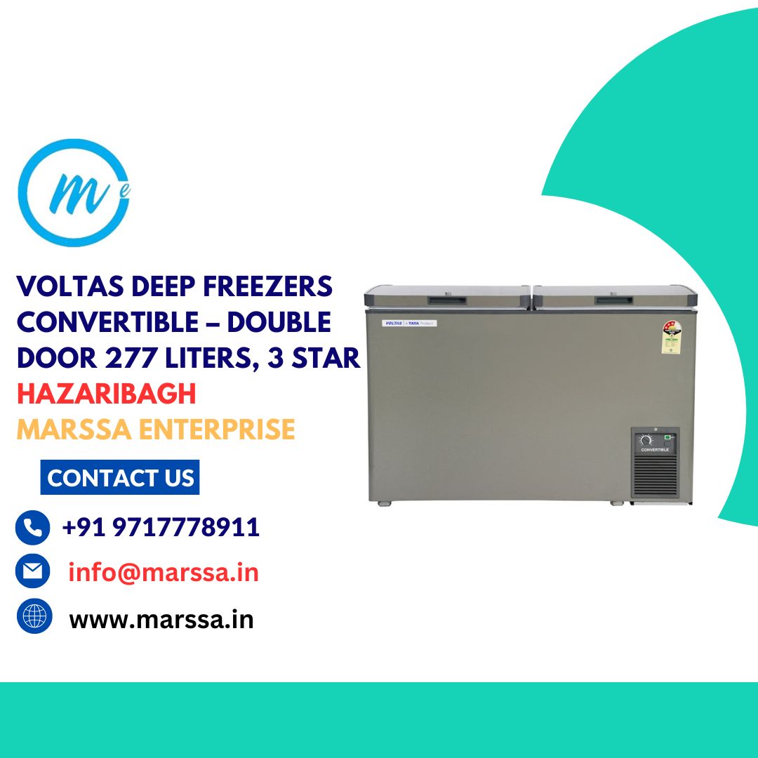 Voltas Deep Freezers Convertible – Double Door 277 Liters, 3 Star Hazaribagh Marssa Enterprise