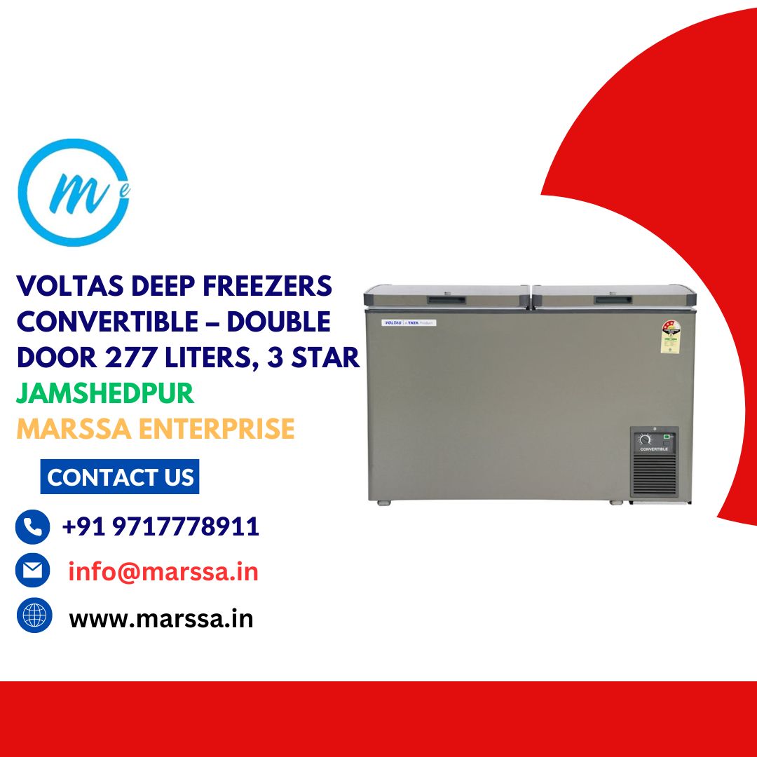Voltas Deep Freezers Convertible – Double Door 277 Liters, 3 Star Jamshedpur Marssa Enterprise