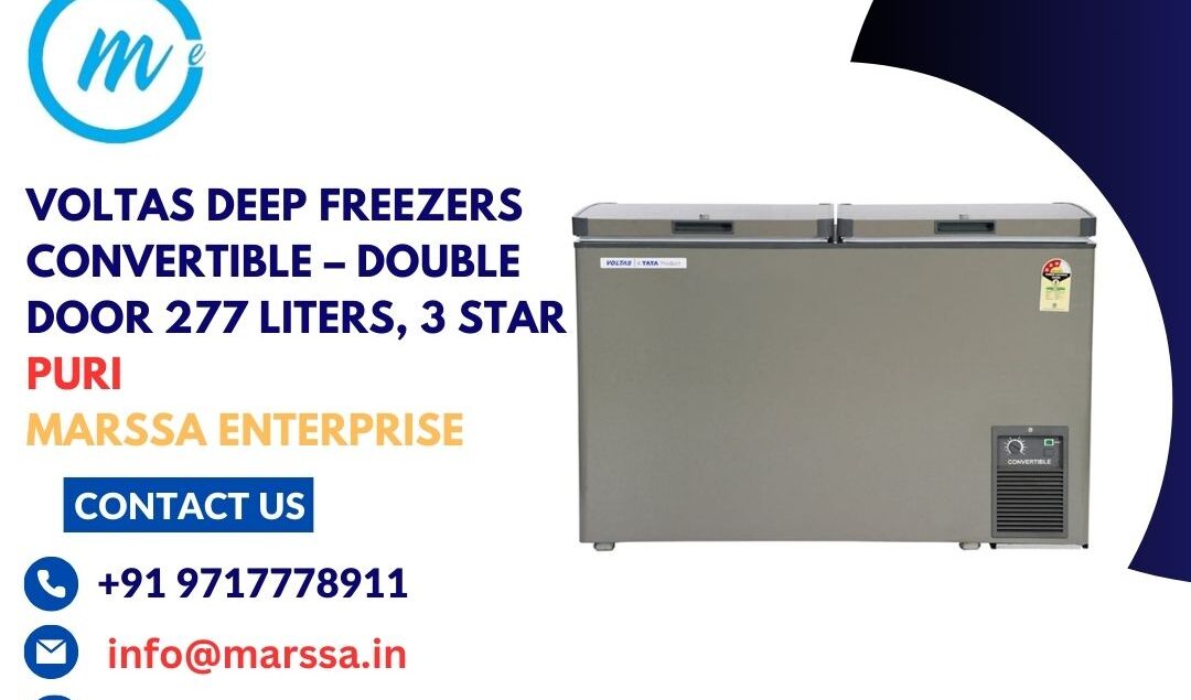 Voltas Deep Freezers Convertible – Double Door 277 Liters, 3 Star Puri Marssa Enterprise