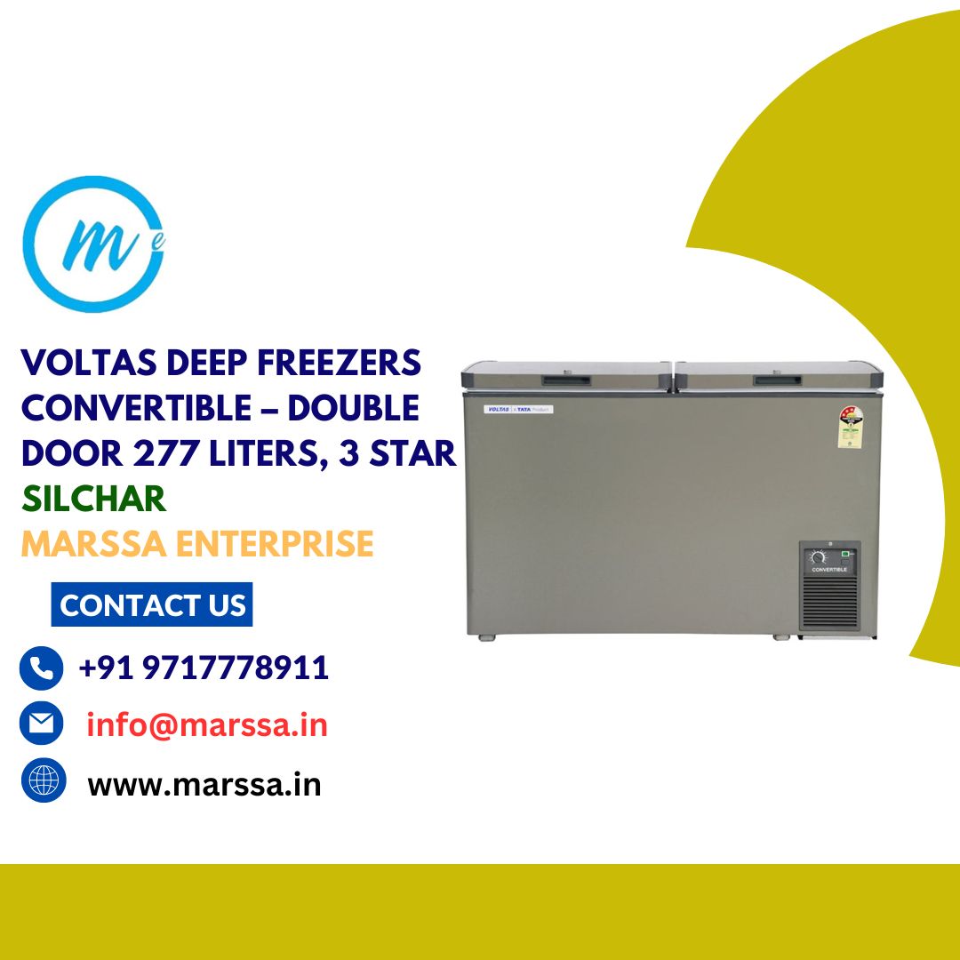 Voltas Deep Freezers Convertible – Double Door 277 Liters, 3 Star Silchar Marssa Enterprise