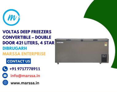 Voltas Deep Freezers Convertible – Double Door 421 Liters, 4 Star Dibrugarh Marssa Enterprise