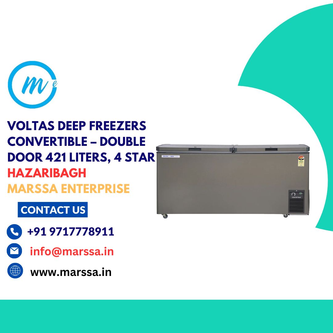 Voltas Deep Freezers Convertible – Double Door 421 Liters, 4 Star Hazaribagh Marssa Enterprise