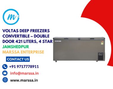 Voltas Deep Freezers Convertible – Double Door 421 Liters, 4 Star Jamshedpur Marssa Enterprise