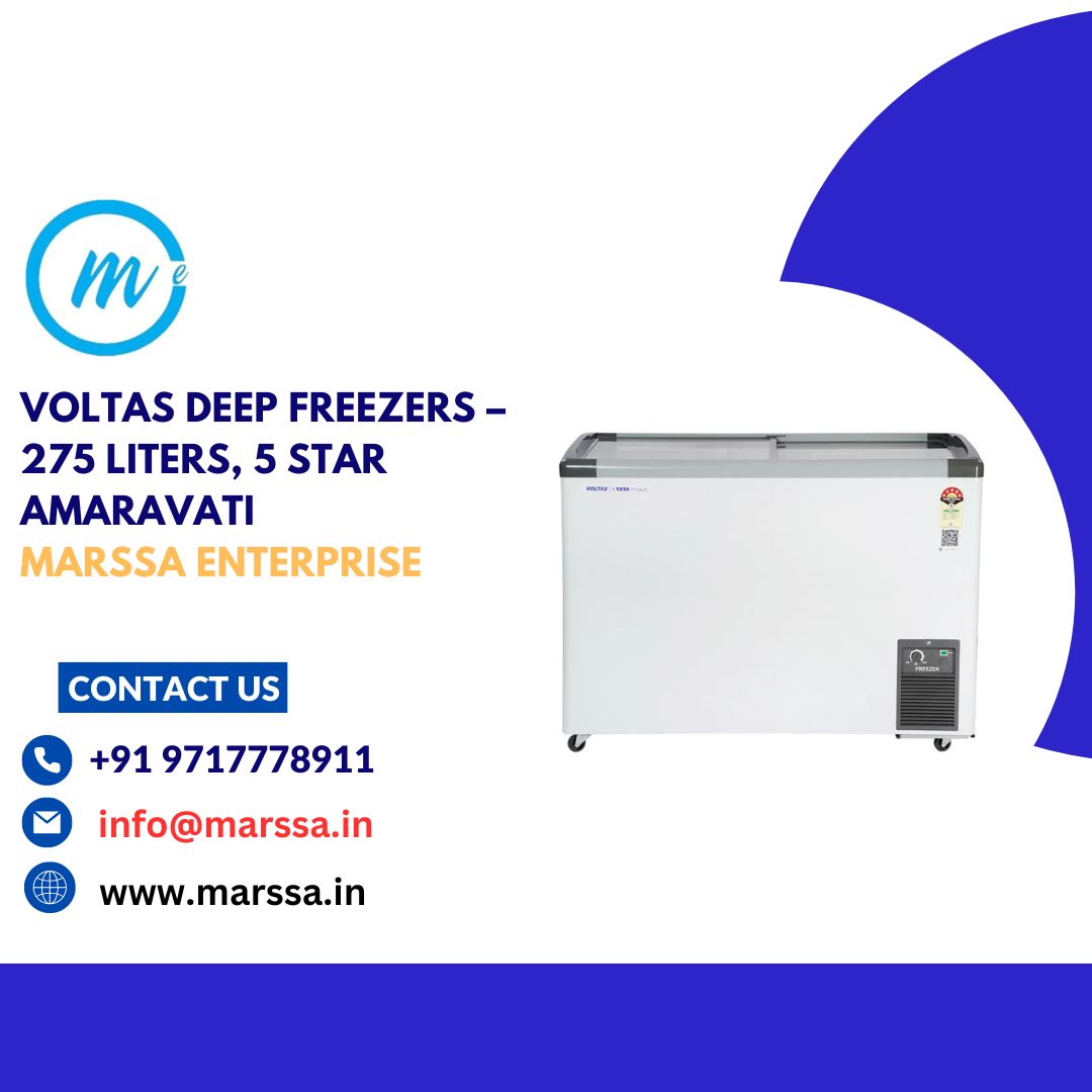 Voltas Deep Freezers – 275 Liters, 5 Star Amaravati Marssa Enterprise