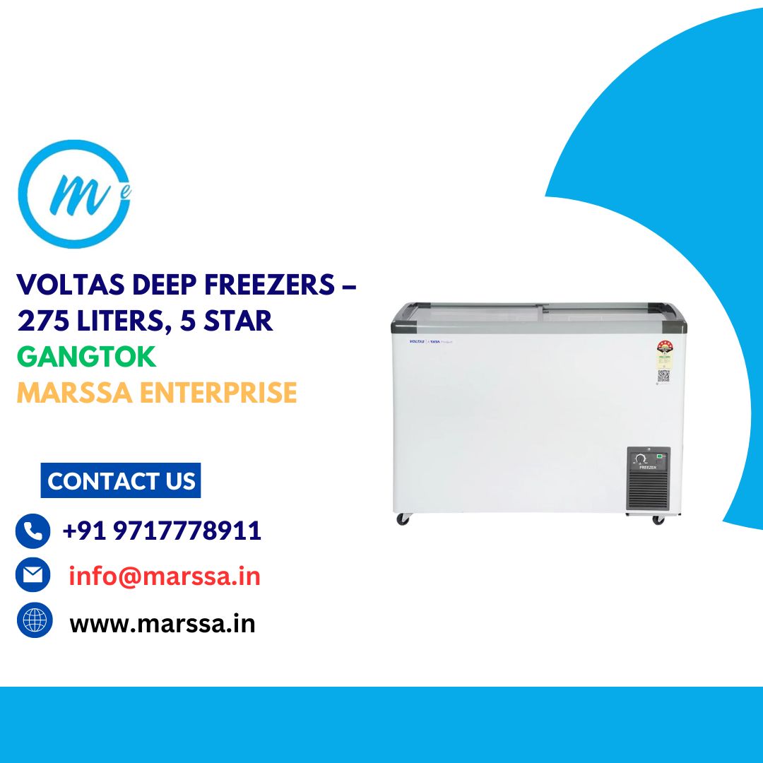 Voltas Deep Freezers – 275 Liters, 5 Star Gangtok Marssa Enterprise