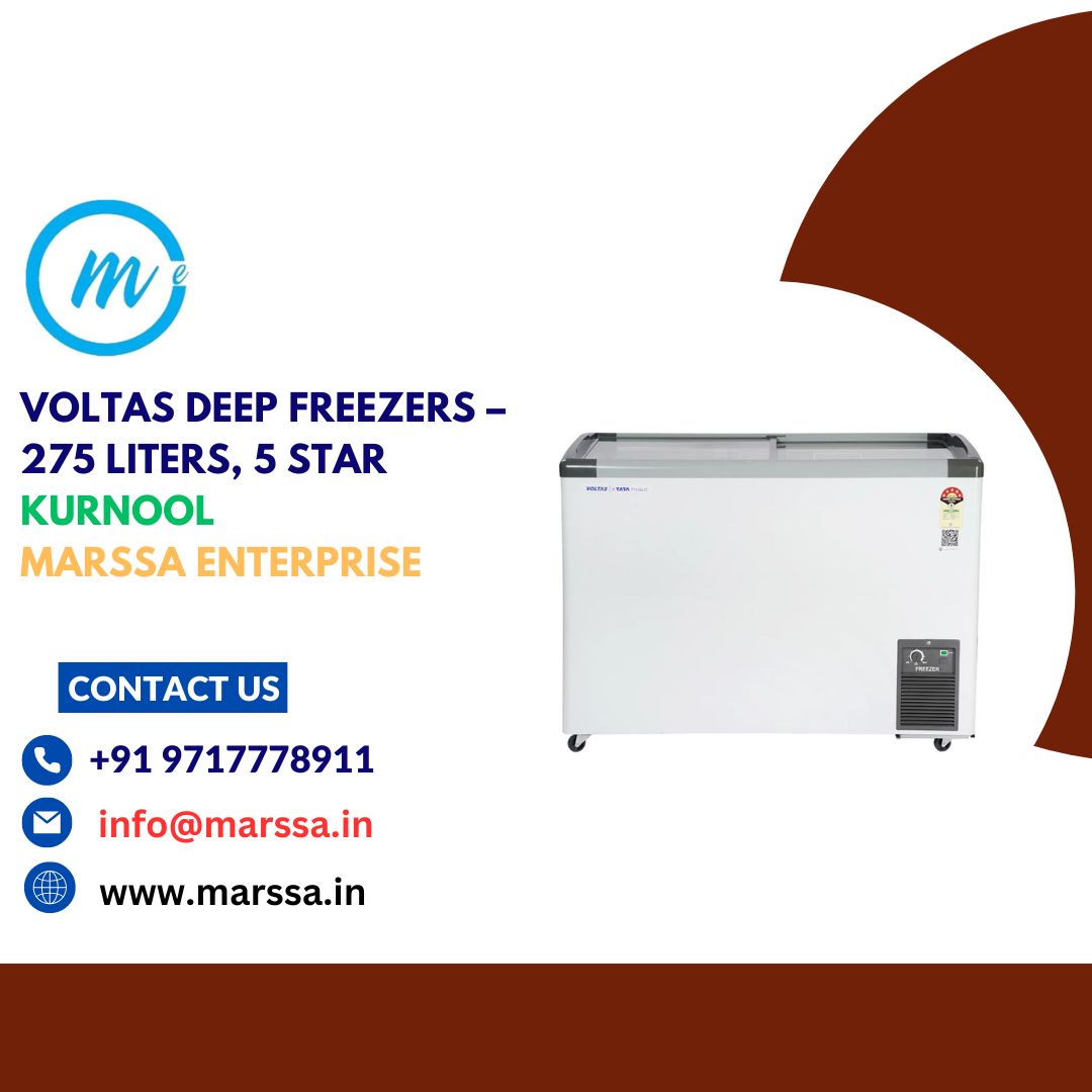 Voltas Deep Freezers – 275 Liters, 5 Star Kurnool Marssa Enterprise