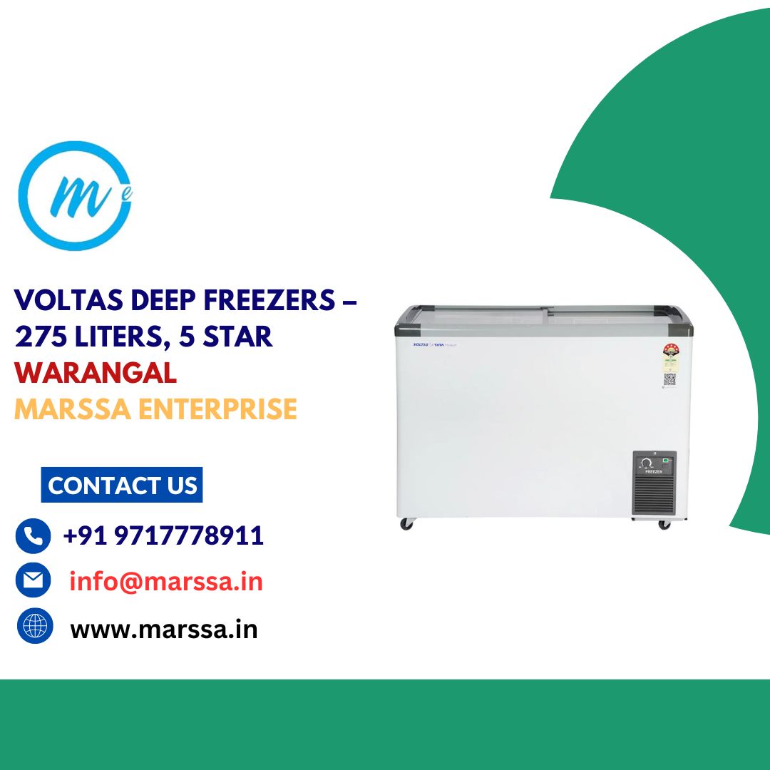Voltas Deep Freezers – 275 Liters, 5 Star Warangal Marssa Enterprise