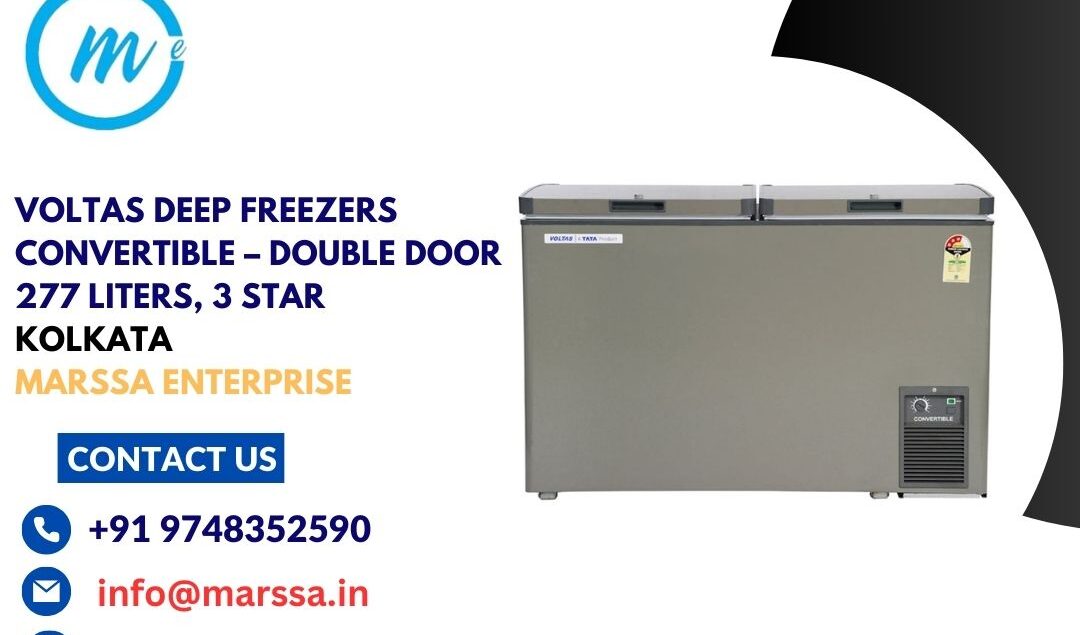 Voltas Deep Freezers Convertible – Double Door 277 Liters, 3 Star Kolkata Marssa Enterprise