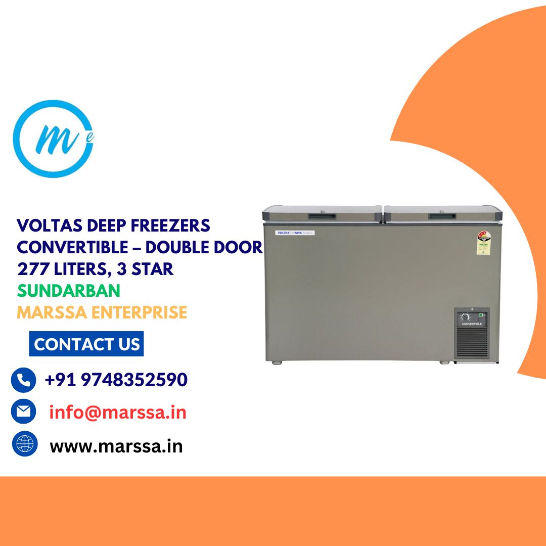 Voltas Deep Freezers Convertible – Double Door 277 Liters, 3 Star Sundarban Marssa Enterprise