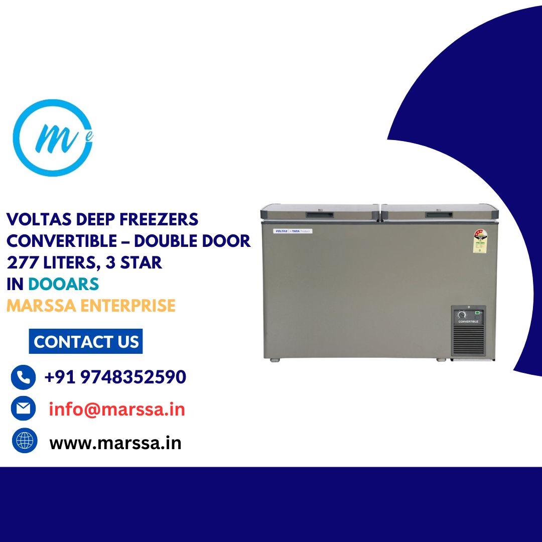 Voltas Deep Freezers Convertible – Double Door 277 Liters, 3 Star in Dooars Marssa Enterprise