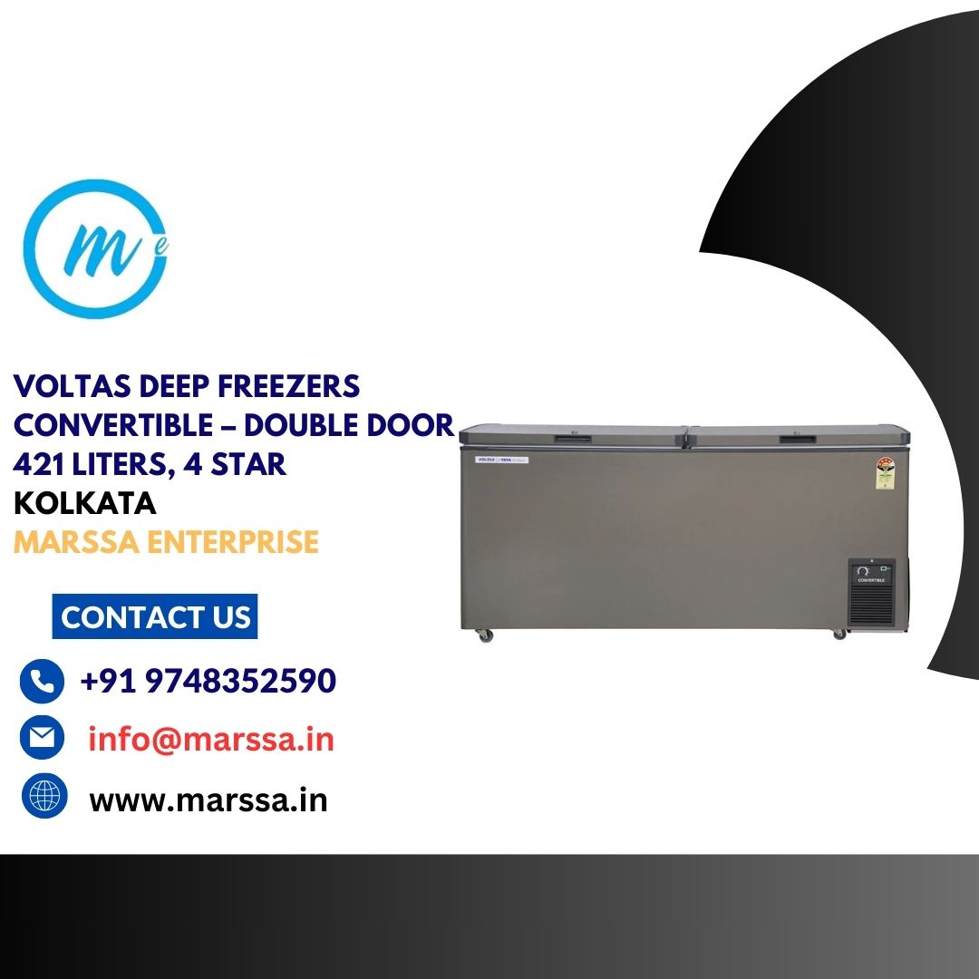 Voltas Deep Freezers Convertible – Double Door 421 Liters, 4 Star Kolkata Marssa Enterprise