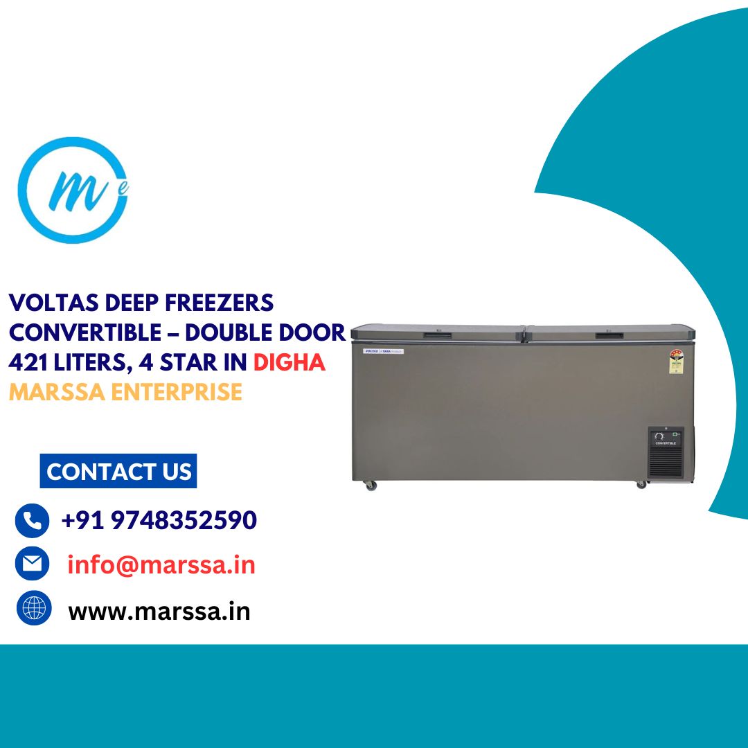 Voltas Deep Freezers Convertible – Double Door 421 Liters, 4 Star in Digha Marssa Enterprise