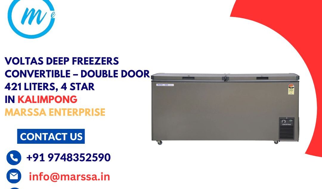 Voltas Deep Freezers Convertible – Double Door 421 Liters, 4 Star in Kalimpong Marssa Enterprise