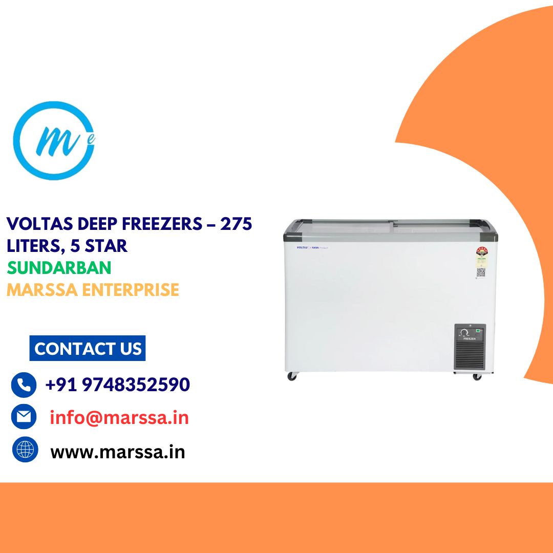 Voltas Deep Freezers – 275 Liters, 5 Star Sundarban Marssa Enterprise