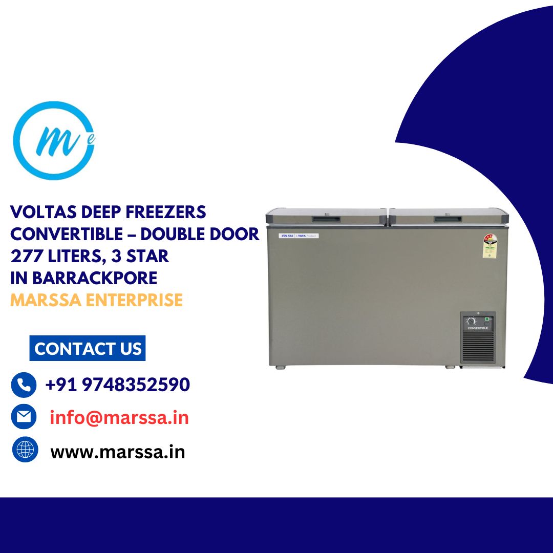 Voltas Deep Freezers Convertible – Double Door 277 Liters, 3 Star in Barrackpore Marssa Enterprise