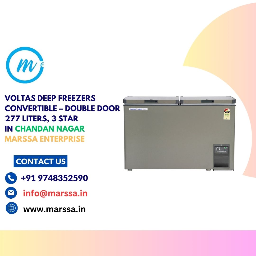 Voltas Deep Freezers Convertible – Double Door 277 Liters, 3 Star in Chandan Nagar Marssa Enterprise