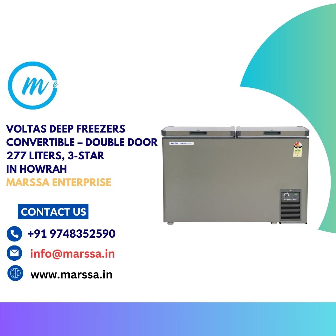 Voltas Deep Freezers Convertible – Double Door 277 Liters, 3-Star in Howrah Marssa Enterprise