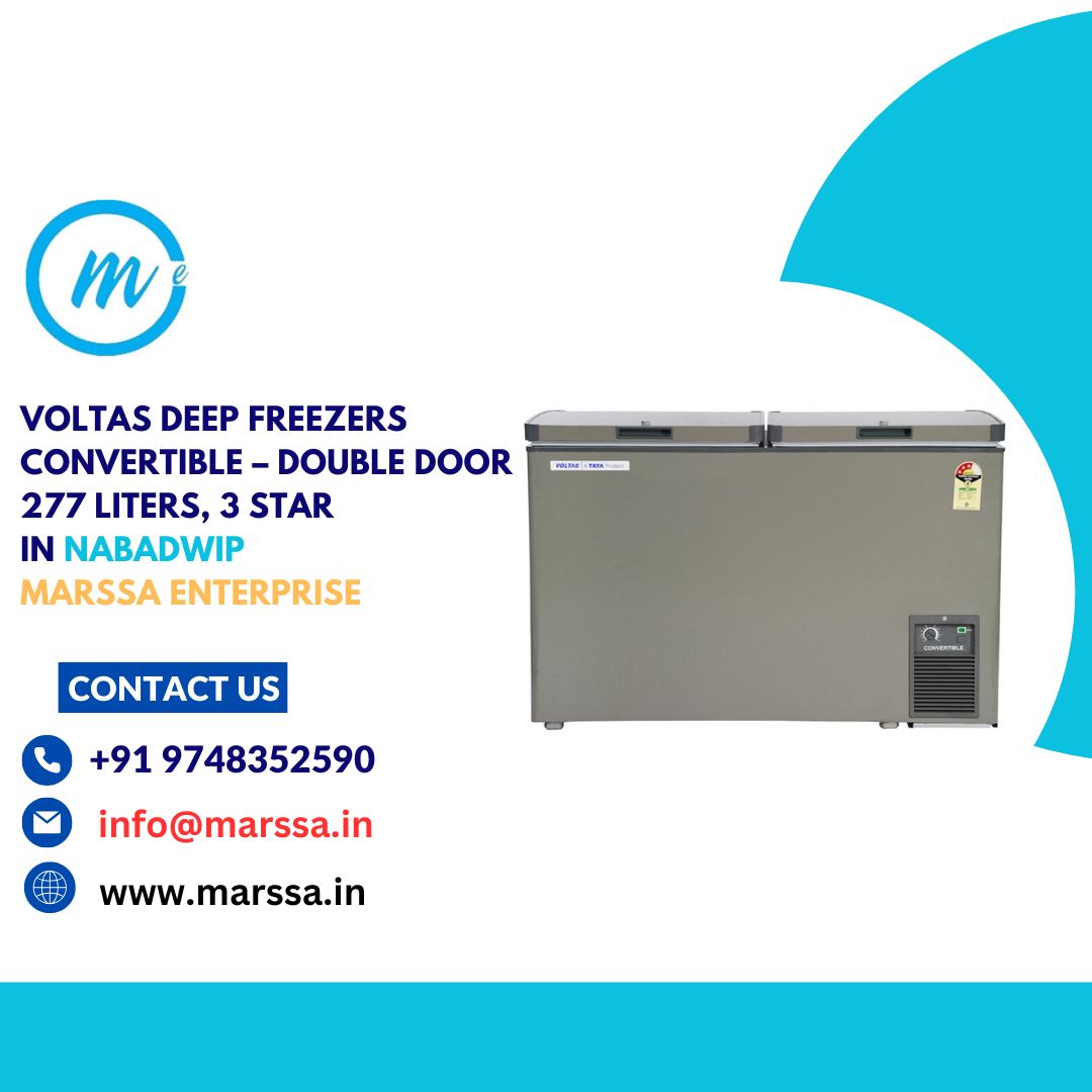 Voltas Deep Freezers Convertible – Double Door 277 Liters, 3 Star in Nabadwip Marssa Enterprise