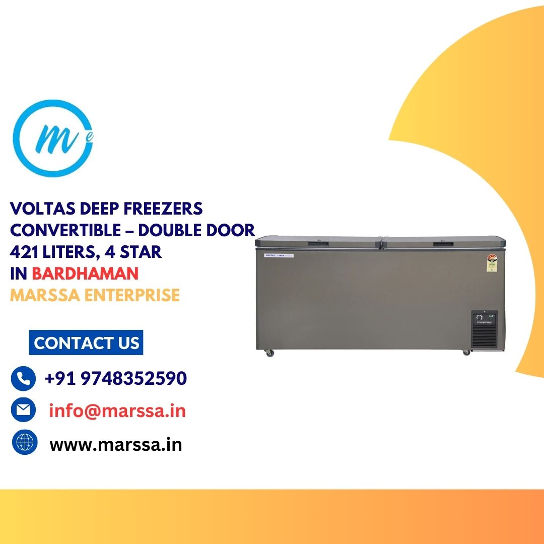 Voltas Deep Freezers Convertible – Double Door 421 Liters, 4 Star in Bardhaman Marssa Enterprise
