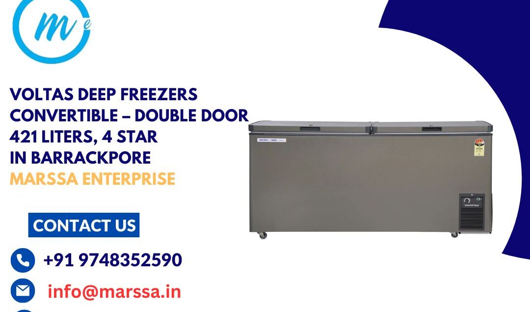 Voltas Deep Freezers Convertible – Double Door 421 Liters, 4 Star in Barrackpore Marssa Enterprise