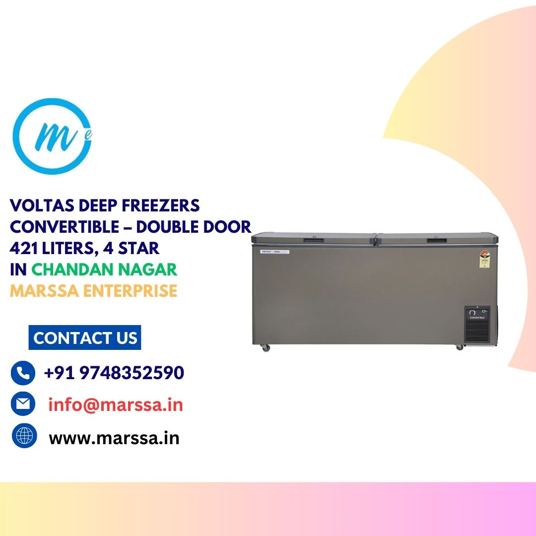 Voltas Deep Freezers Convertible – Double Door 421 Liters, 4 Star in Chandan Nagar Marssa Enterprise