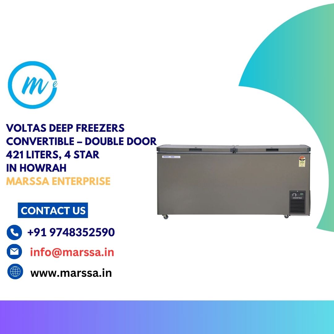 Voltas Deep Freezers Convertible – Double Door 421 Liters, 4 Star in Howrah Marssa Enterprise