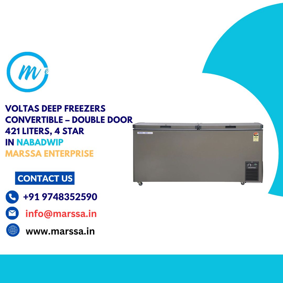 Voltas Deep Freezers Convertible – Double Door 421 Liters, 4 Star in Nabadwip Marssa Enterprise
