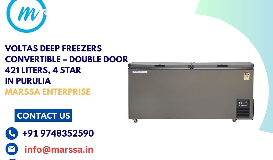 Voltas Deep Freezers Convertible – Double Door 421 Liters, 4 Star in Purulia Marssa Enterprise