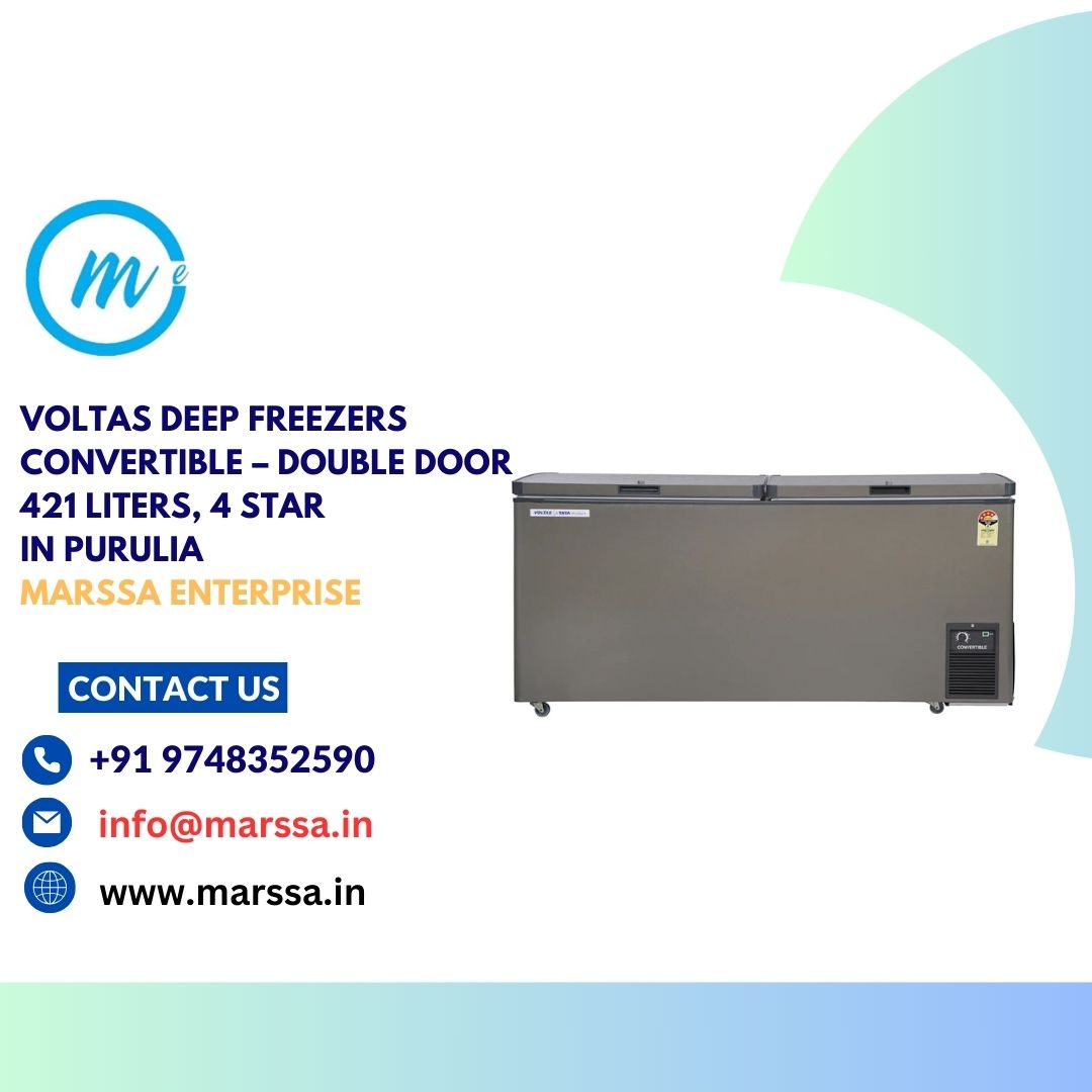Voltas Deep Freezers Convertible – Double Door 421 Liters, 4 Star in Purulia Marssa Enterprise