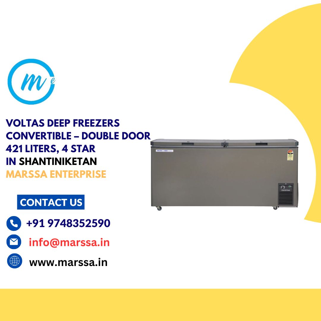 Voltas Deep Freezers Convertible – Double Door 421 Liters, 4 Star in Shantiniketan Marssa Enterprise