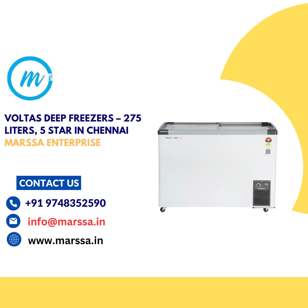 Voltas Deep Freezers – 275 Liters, 5 Star in Chennai Marssa Enterprise