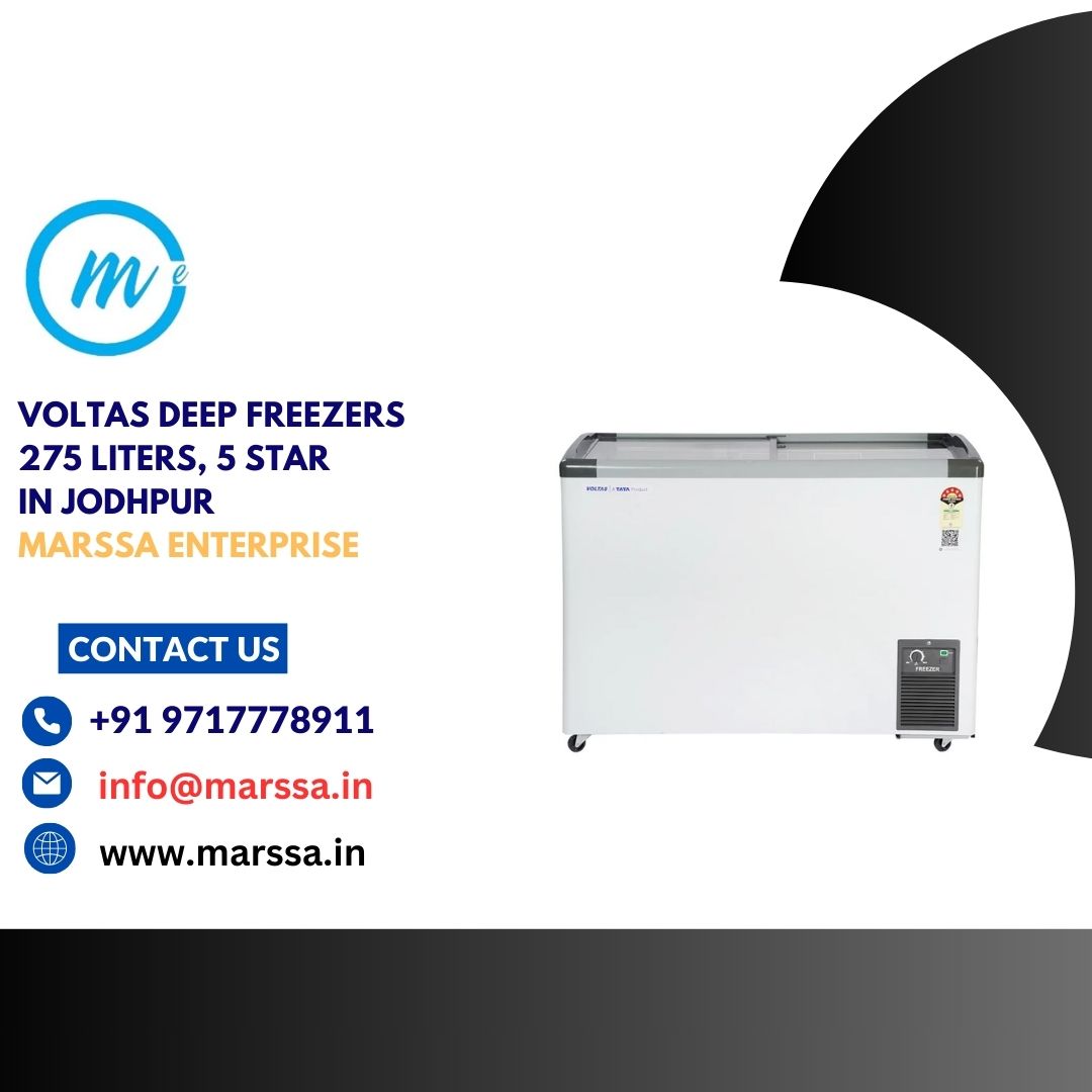 Voltas Deep Freezers 275 Liters, 5 Star in Jodhpur Marssa Enterprise