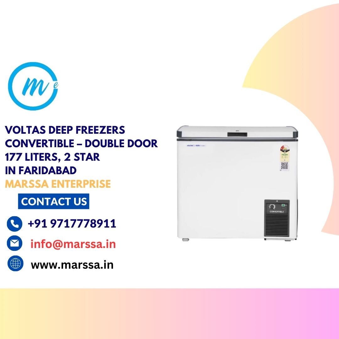 Voltas Deep Freezers Convertible – Double Door 421 Liters, 4 Star in Faridabad Marssa Enterprise