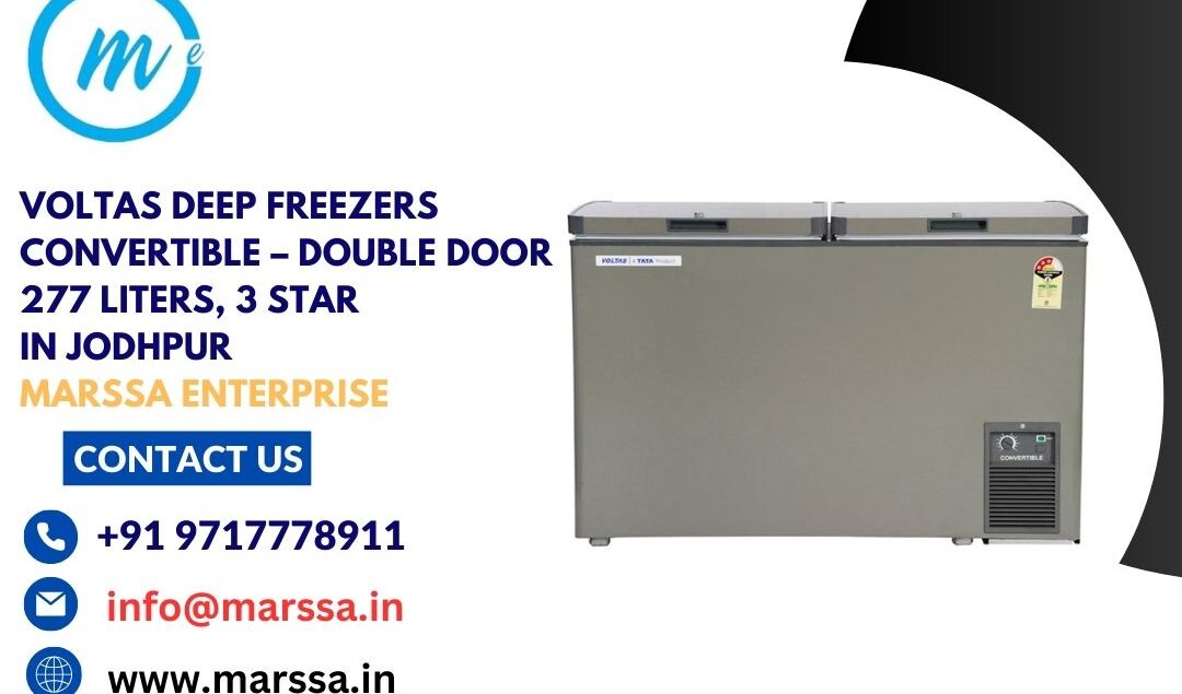 Voltas Deep Freezers Convertible – Double Door 277 Liters, 3 Star in Jodhpur Marssa Enterprise