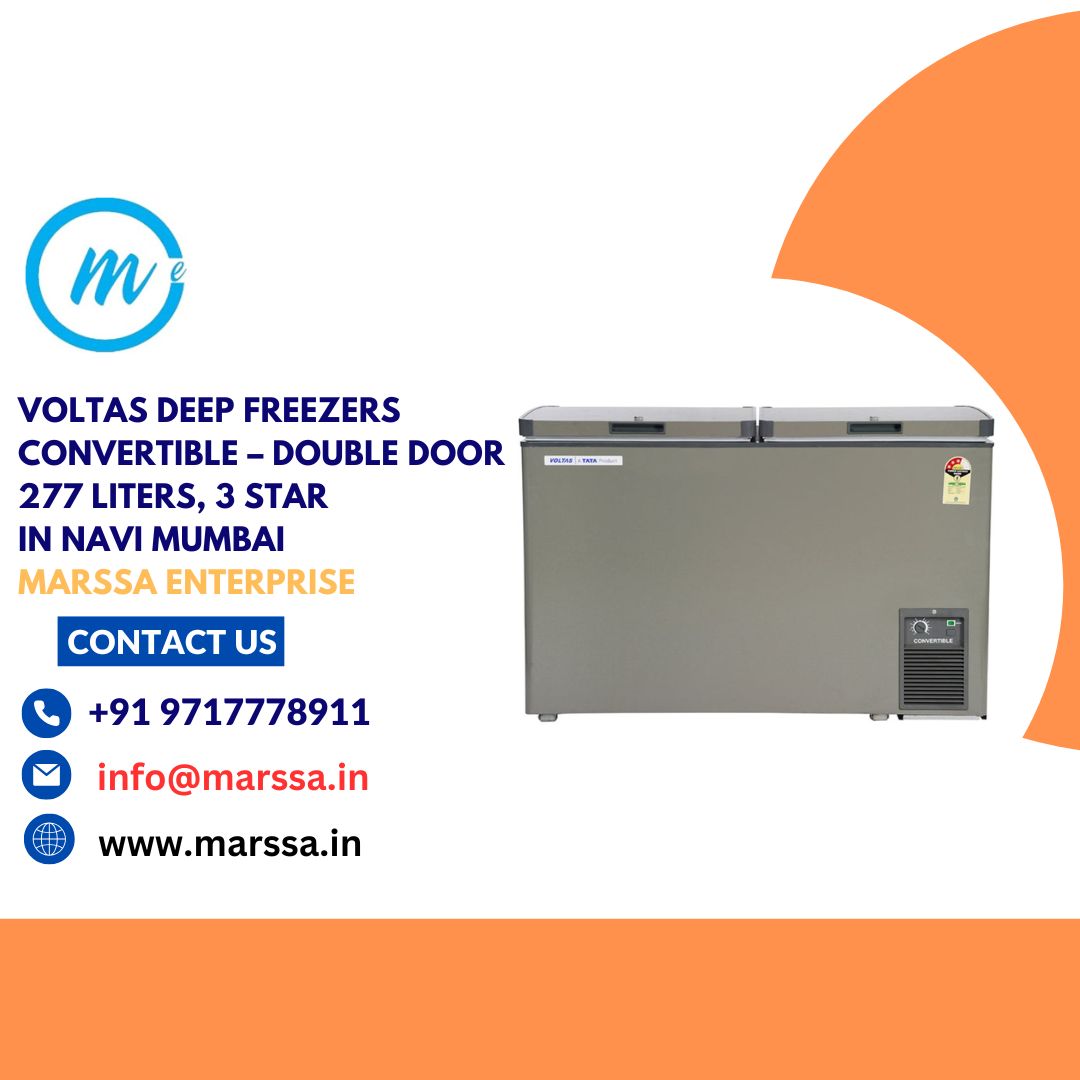 Voltas Deep Freezers Convertible – Double Door 277 Liters, 3 Star in Navi Mumbai Marssa Enterprise