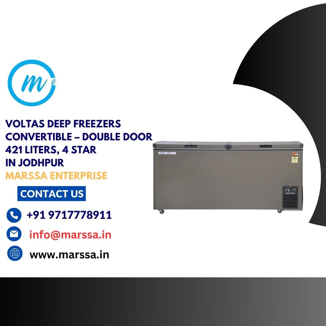 Voltas Deep Freezers Convertible – Double Door 421 Liters, 4 Star in Jodhpur Marssa Enterprise